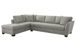 Illusions Grey 2-Piece Sectional With Left Arm Facing Chaise
