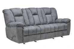 Boyne Pebble Reclining Glider Sofa With Drop Down Table -Furniture Serie Shop 261668 1200x800