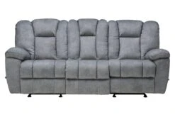Boyne Pebble Reclining Glider Sofa With Drop Down Table