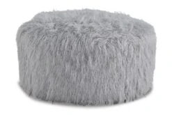 Ashley Galice OversizedGrey Accent Ottoman
