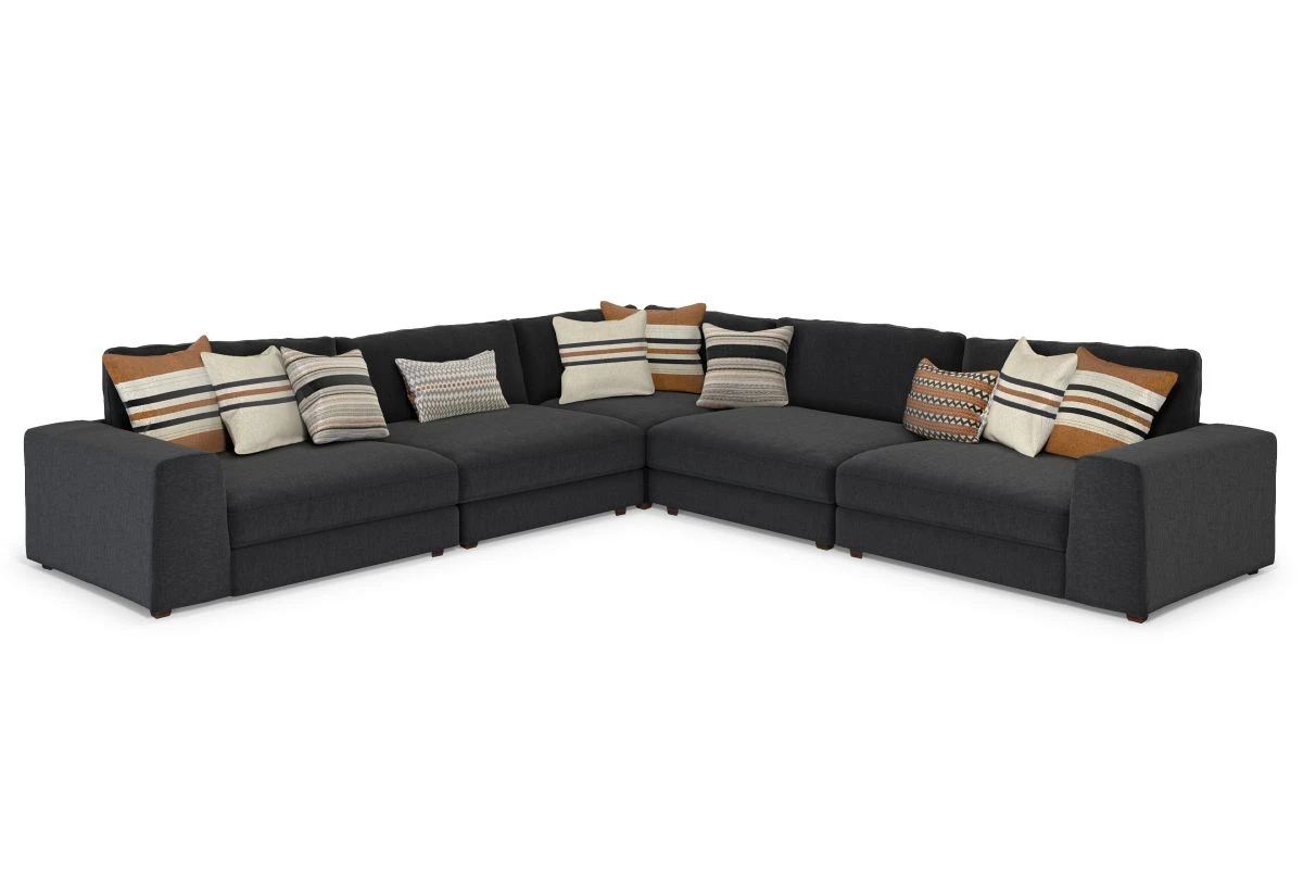 Lenox Onyx 4-Piece Sectional 3 Lenox Onyx 4-Piece Sectional