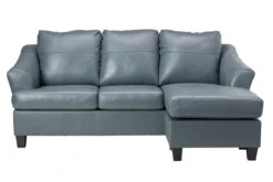 Ashley Wells Steel Sofa Chaise