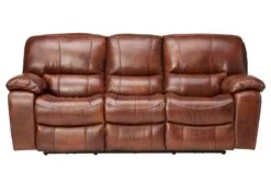 Dutton Leather Dual Power Reclining Sofa