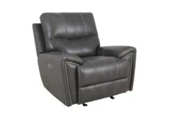 Brooks Charcoal Dual Power Recliner