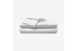 Hyper-Cotton Bright White Split King Sheet Set