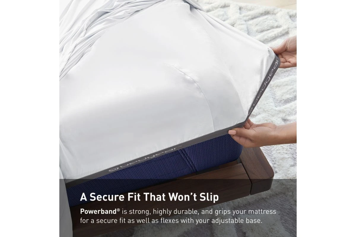 Hyper-Cotton Bright White Split King Sheet Set 6 Hyper-Cotton Bright White Split King Sheet Set - Image 4