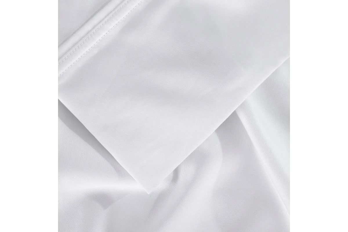 Hyper-Cotton Bright White Split King Sheet Set 7 Hyper-Cotton Bright White Split King Sheet Set - Image 5