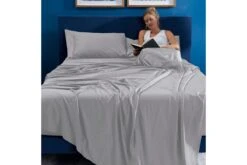 Hyper-Cotton Light Grey Split Cal King Sheet Set 10 Hyper-Cotton Light Grey Split Cal King Sheet Set -Furniture Serie Shop 267352 1200x800