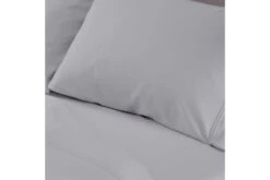 Hyper-Cotton Light Grey Split Cal King Sheet Set