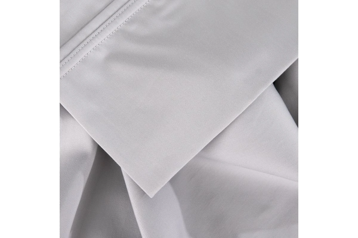 Hyper-Cotton Light Grey Split Cal King Sheet Set 7 Hyper-Cotton Light Grey Split Cal King Sheet Set - Image 5
