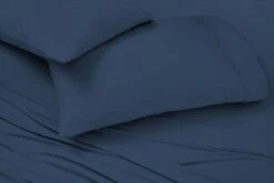 Ver-tex Navy Queen Sheet Set