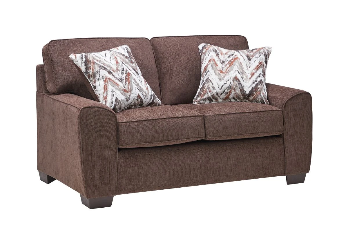 Ridgeland Chocolate Loveseat 3 Ridgeland Chocolate Loveseat