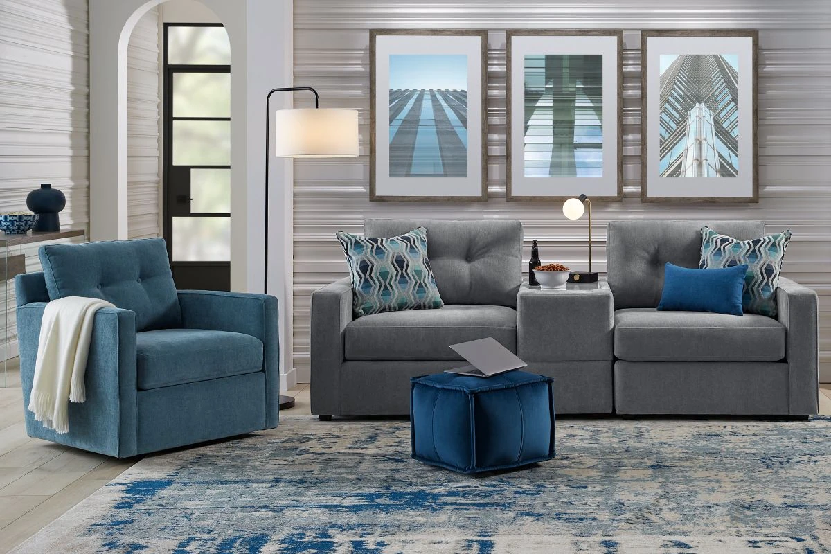 Modular One Granite Left Arm Facing Chair 9 Modular One Granite Left Arm Facing Chair - Image 7