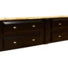 Laguna Black 4-Drawer Trundle
