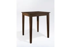 Crosley Tapered Leg Pub Table In Vintage Mahogany