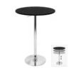 Height Adjustable Bar Table In Black By LumiSource -Furniture Serie Shop 71064 1200x800