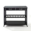 Crosley Solid Granite Top Kitchen Cart/Island With Optional Stool Storage In Black -Furniture Serie Shop 72728 1200x800