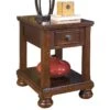 Porter Chair Side End Table In Rustic Brown By Ashley -Furniture Serie Shop 75342 1200x800