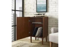 Crosley Everett Record Player Stand In Mahogany 16 Crosley Everett Record Player Stand In Mahogany -Furniture Serie Shop 75604 1200x800